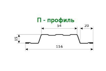 П-образный евроштакетник