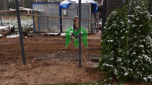 Отзыв клиента об установке 3D забора, Красногорский район