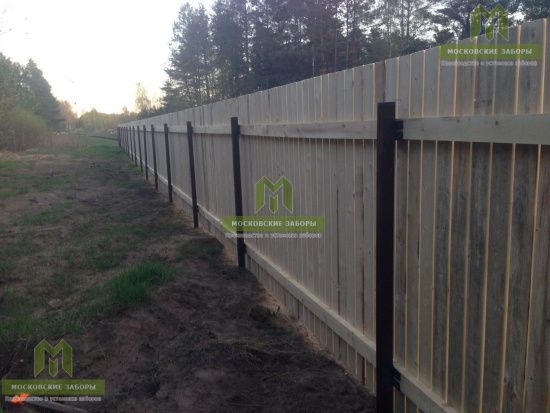 Фото деревянного забора в Переславском железнодорожном музее