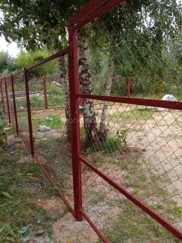 Отзыв клиента о секционном заборе из сетки