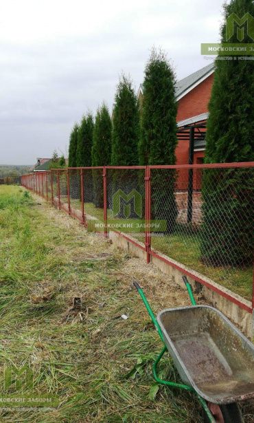 Фото забора из сетки, Мытищинский район, Потапово от 15.09.2018