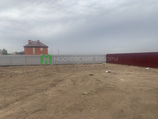 Механические откатные ворота с калиткой, с. Пирочи