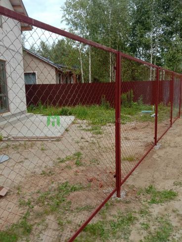 Отзыв клиента о секционном заборе из сетки