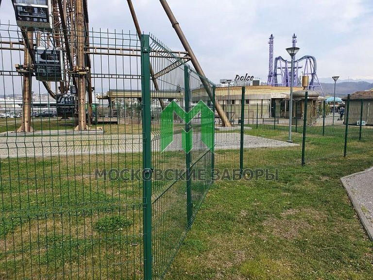 3D забор в Сочи-Парк