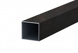 Столб для забора H=2,0м 60х60х2, черный металл черный металл