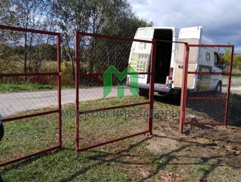Забор из сетки-рабица. Отзыв клиента.