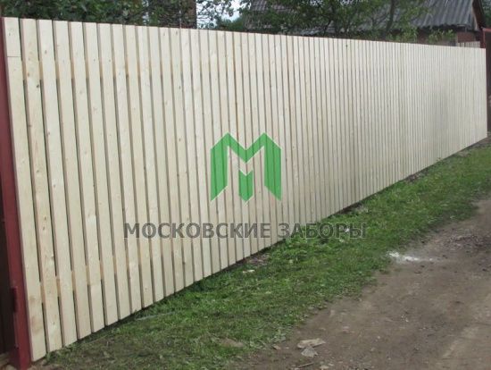 Фото деревянного забора в г. Жуковский