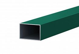 Столб для забора H=2,2м 60х40х1.5, порошковое покрытие зеленый
