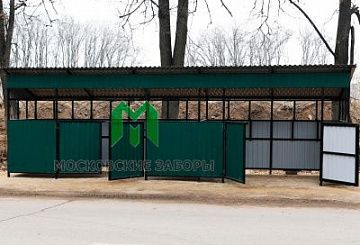 Контейнерная площадка на 3 контейнера