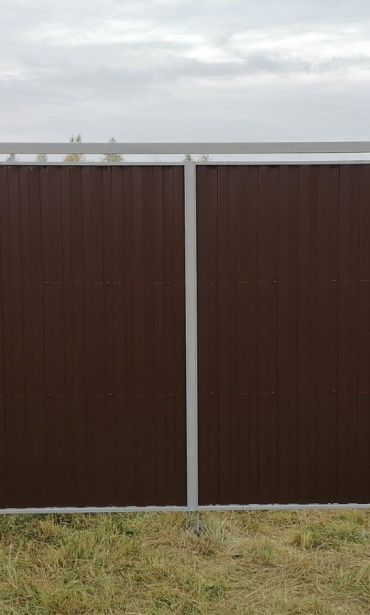 Фото забора из профнастила, Солнечногорский р-н, д. Новый Стан