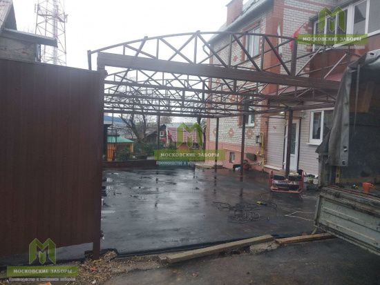 Фото полукруглого навеса, Жуковский, от 17.10.2018