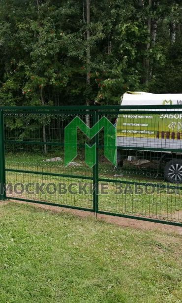 Фото 3D забора, Клинский район, СНТ Лесной ручей