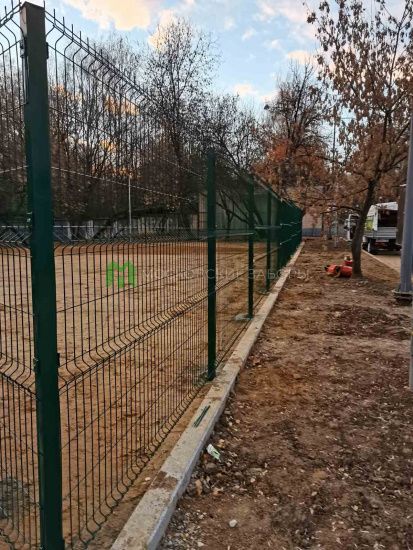 Договор № 23042/21, Ограждение площадки 3д забором