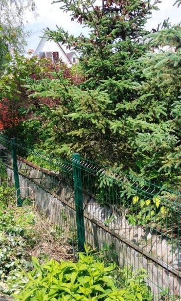 3Д забор для сада высотой один метр