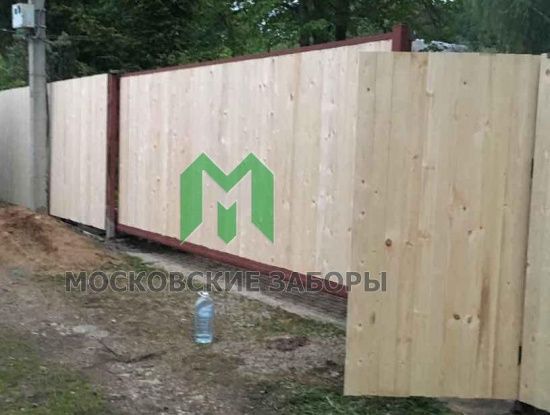 Фото деревянного забора в г. Жуковский