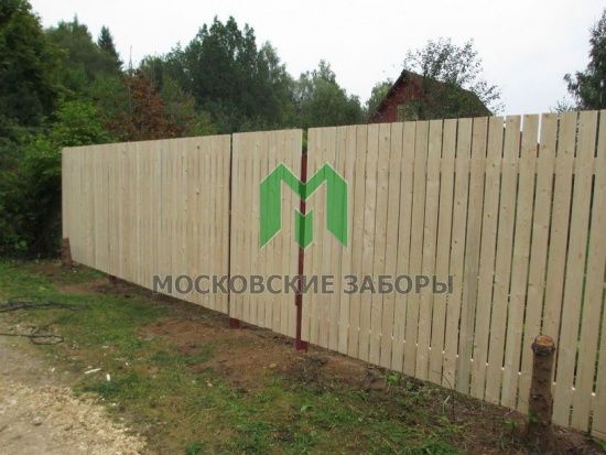 Фото деревянного забора в г. Жуковский