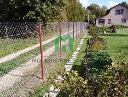 Забор из сетки-рабица. Отзыв клиента.