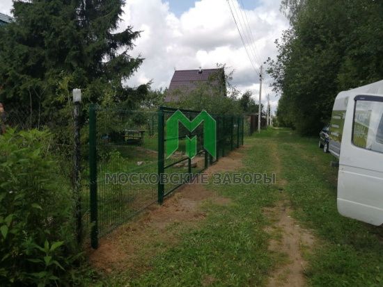 Фото 3D забора, Клинский район, СНТ Лесной ручей
