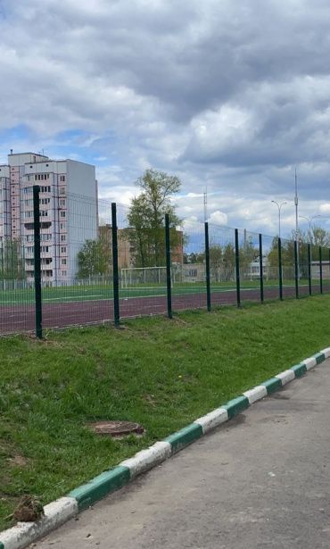 Забор из 3D панелей для стадиона